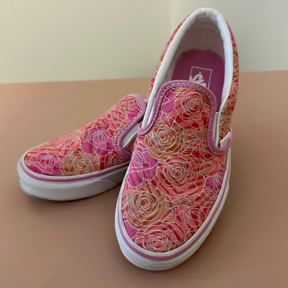 Girls Van slip on sneakers size 3